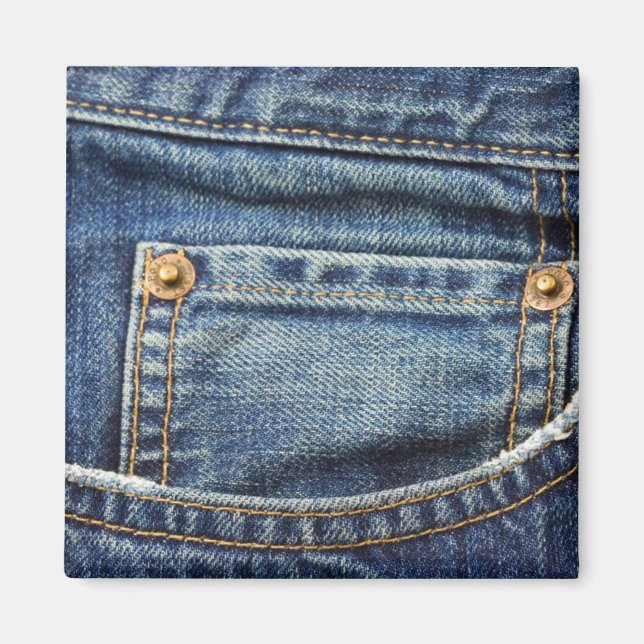 Imã Denim - Blue Jean Pocket (Frente)
