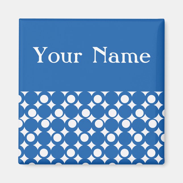 Imã Denim Blue Mod Ball Design @ Emporio Moffa (Frente)