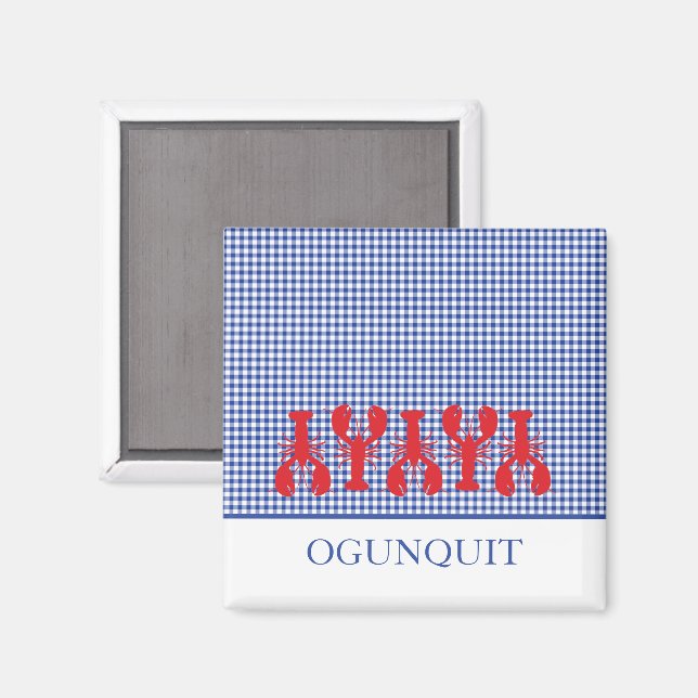 Imã Denominação Costeira Lagostas Vermelhas Lagostas A (Front/Back)