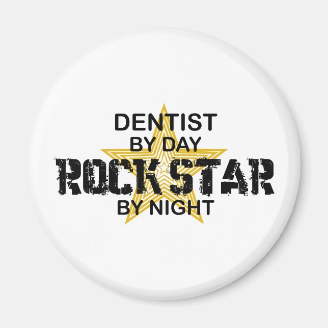Imã Dentist Rock Star por Noite (Frente)