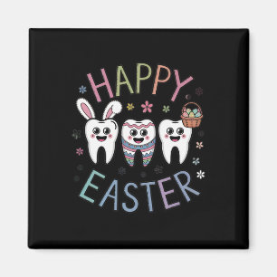 Imã Dentista da Páscoa Dente Cute Dentes Dental Istant