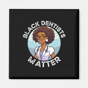 Imã Dentista Negro Odontologia Afro-Americana Negro Se