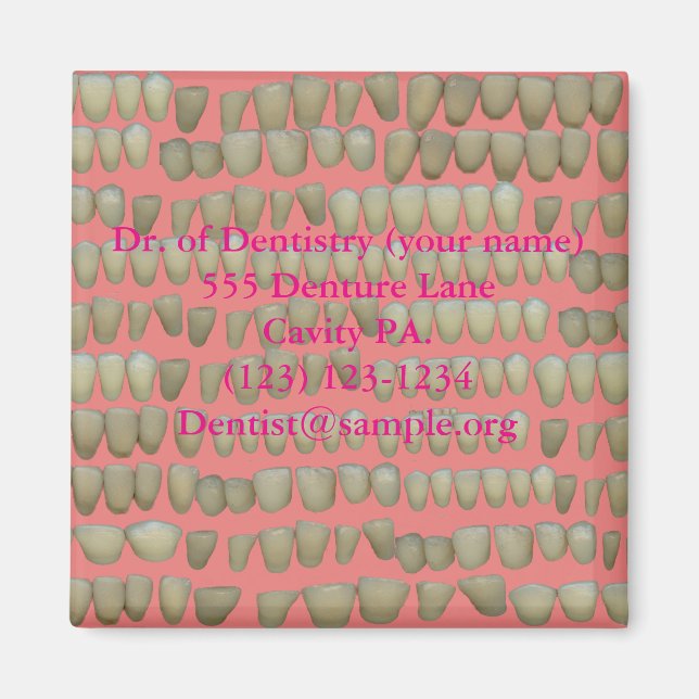 Imã Dentista Odontologia Rotativa Dentes Ajuda Ortodon (Frente)