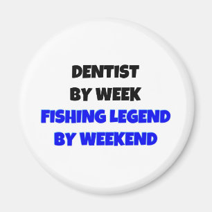 Imã Dentista pela legenda da pesca da semana em o fim