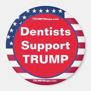 Imã Dentistas dão apoio ao ímã Patriótico TRUMP