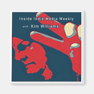 Imã Dentro Indie Media Weekly Square Magnet