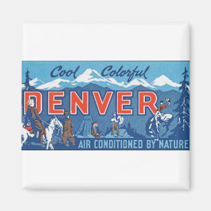 Imã Denver colorida legal