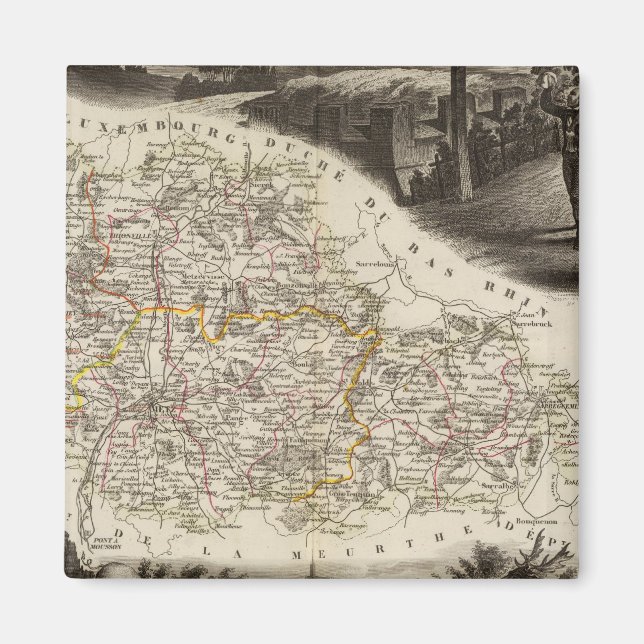 Imã Departamento de Moselle (Frente)