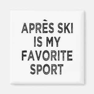 Imã Depois do ski é meu esporte favorito 
