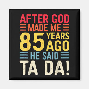 Imã Depois que Deus me fez há 85 anos Ele disse Ta Da 