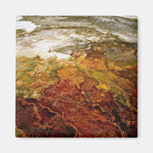 Imã Depósitos minerais coloridos em Yellowstone