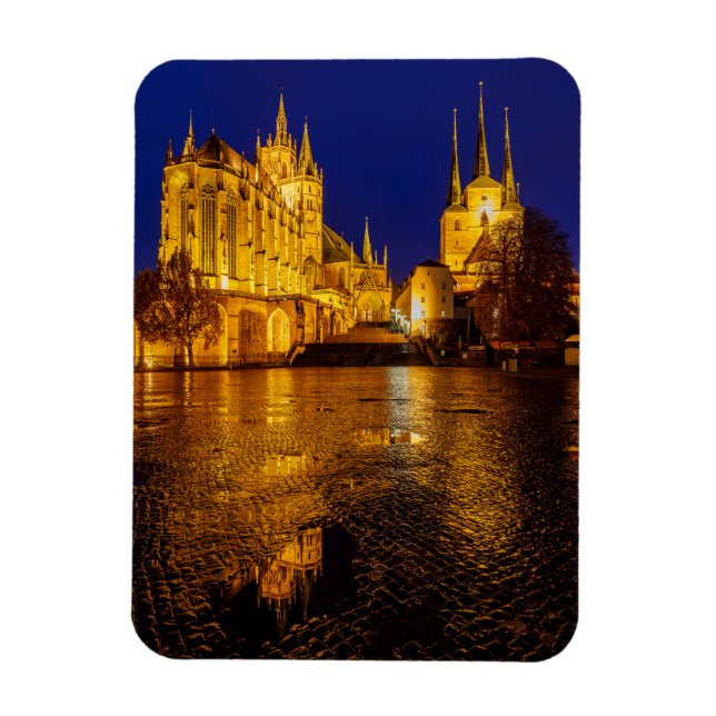 Ímã Der Erfurter Dom em Thüringen (Vertical)