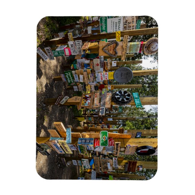 Ímã Der Sign Post Forest in Kanada Magnet (Vertical)