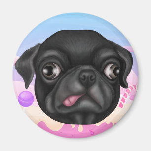 Imã Derpy Pug