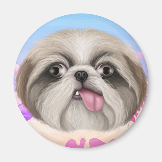 Imã Derpy Shih Tzu (Frente)