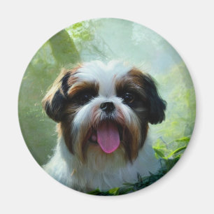 Imã Derpy Shih Tzu Magnet