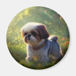 Imã Derpy Shih Tzu Magnet