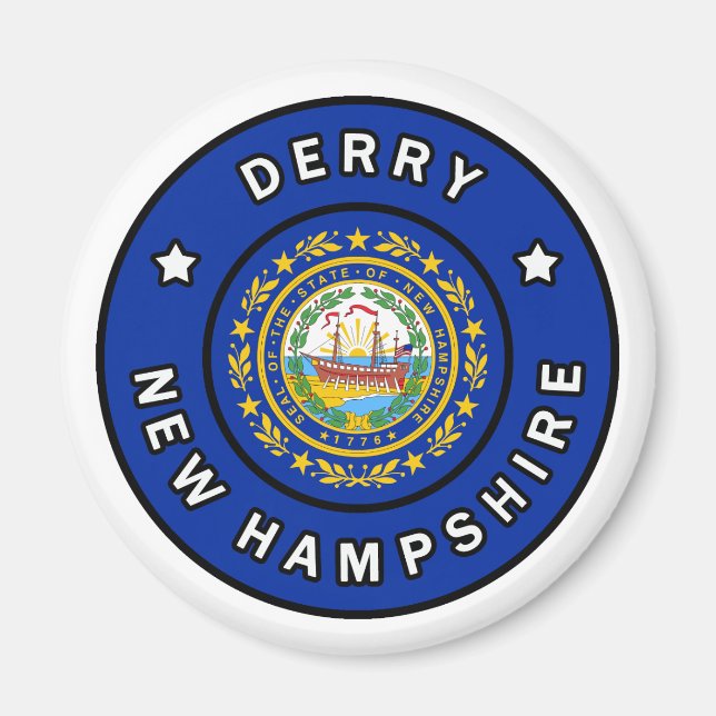 Imã Derry New Hampshire (Frente)