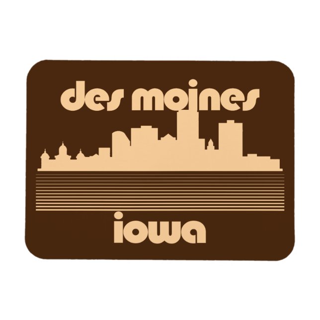 Ímã Des Moines, Iowa (Horizontal)