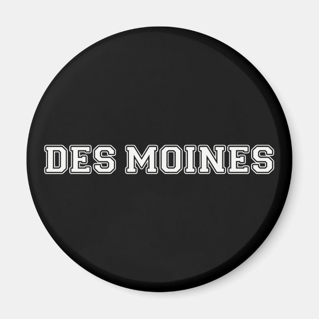 Imã Des Moines Iowa (Frente)
