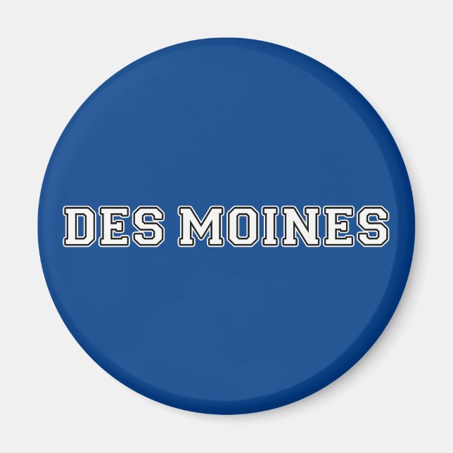Imã Des Moines Iowa (Frente)