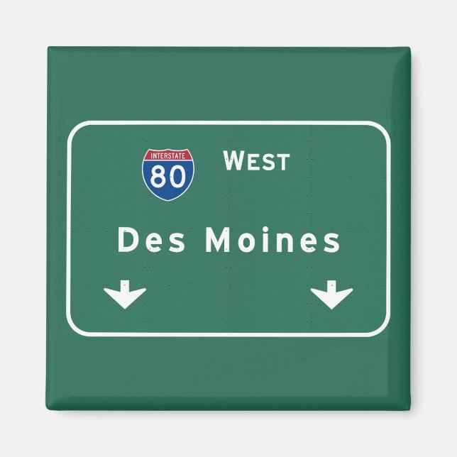 Imã Des Moines Iowa ia Interstate Highway Freeway : (Frente)