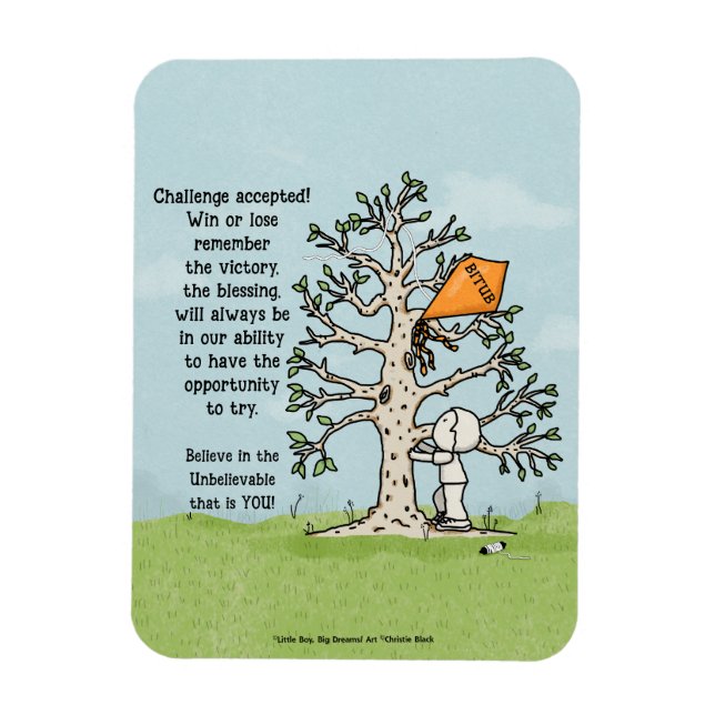 Ímã Desafio aceite! (Vertical)