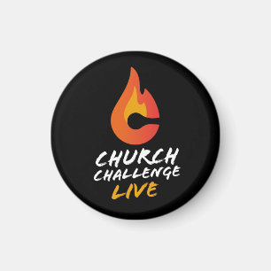 Imã DESAFIO DA IGREJA LIVE Orange Flamed C Black