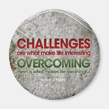 Desafios do ímã Inspiracional