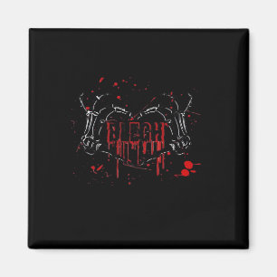 Imã Desagregação De Lábios, Mãos Corações De Esqueleto