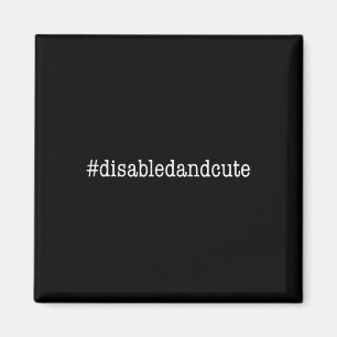 Imã Desativado e Slogan de Hashtag de Cute para Sensib