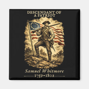 Imã Descendente de um Patriota Aniversário Americano 4