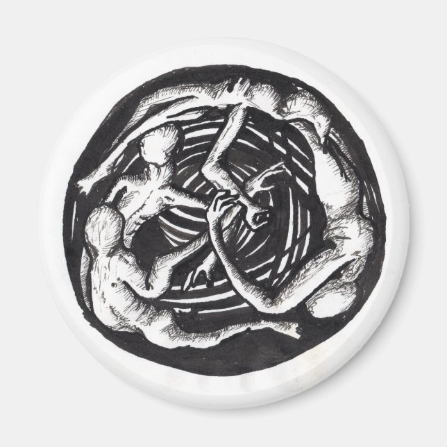 Imã Descida de espiralagem (Frente)