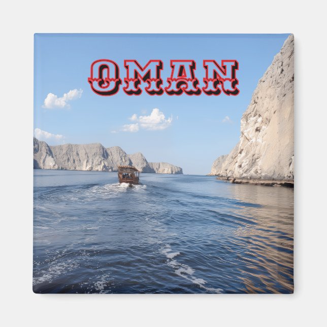 Imã Descubra a beleza majestosa da costa de Oman (Frente)