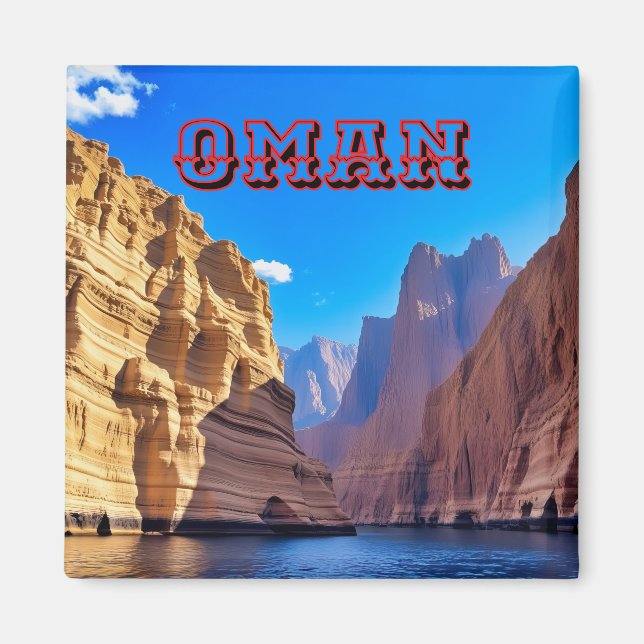 Imã Descubra a beleza majestosa de Omã (Frente)