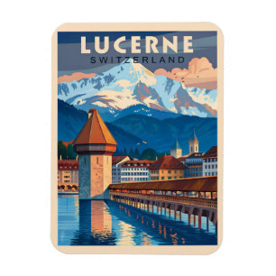 Ímã Descubra o charme de Luzerna