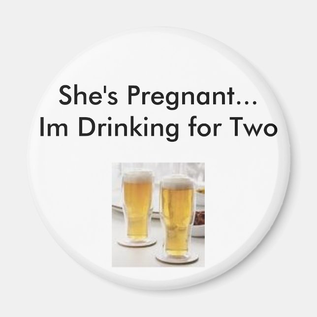 Imã desculpas de gravidez (Frente)