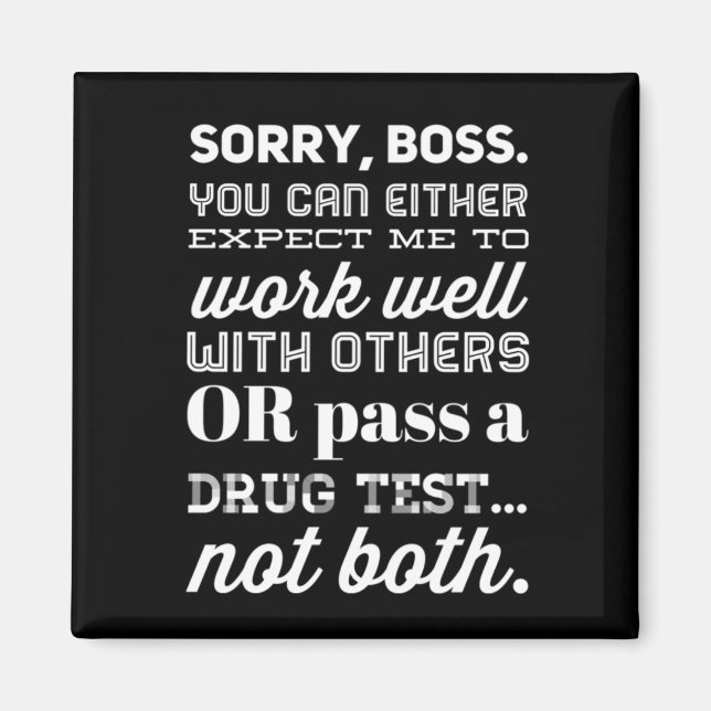 Imã Desculpe, chefe. (Frente)