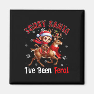 Imã Desculpe, fui Papai noel de Natal Feral, Macaco Ri