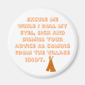 Imã Desculpe-me enquanto roto meus olhos