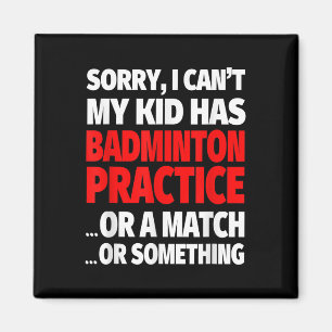 Imã Desculpe, Meu Filho Tem Uma Prática De Badminton O
