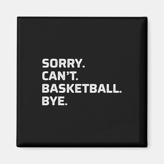 Imã Desculpe - Não Posso - Esboço - Tchau - Estilo Vin (Frente)