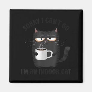 Imã Desculpe, Não Posso Ir, Sou um Gato Indoor Diverti