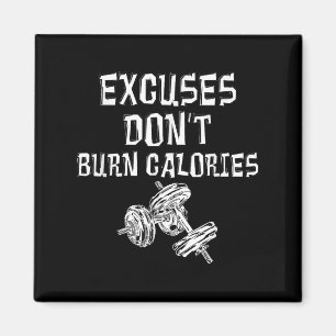 Imã Desculpe Não Queimar Calorias Gym Oferta Motivacio