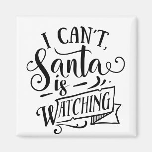 Imã Desculpe, Papai Noel está Observando Piada de Nata