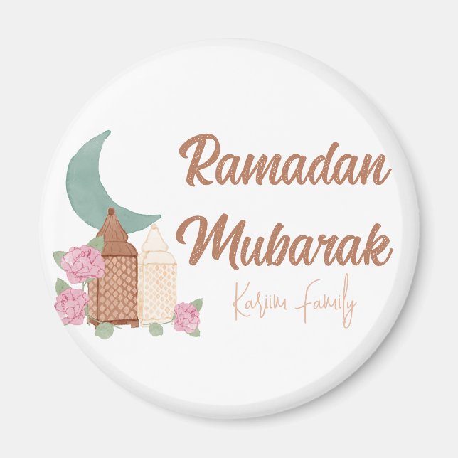 Imã Desdecoração de Ramadan Mubarak Nome de decoração  (Frente)