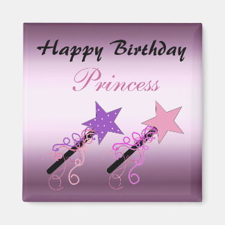Imã Desejos de Aniversário de Princesa