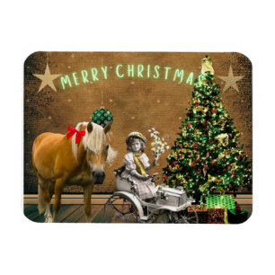 Ímã Desejos de Natal Caprichosos Vintage