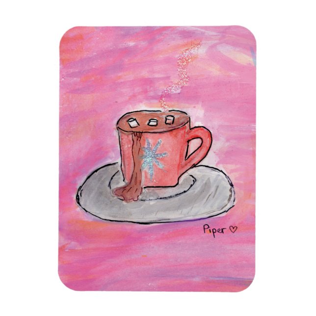 Ímã Desejos quentes de COColato - Crianças Arte para C (Vertical)