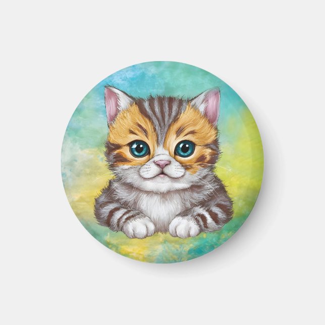 Imã Desenhando Gato (Frente)